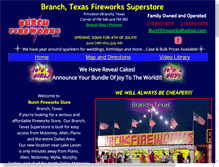 Tablet Screenshot of burchfireworks.com